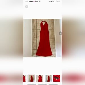 Nicole Bakti Halter Formal Dress